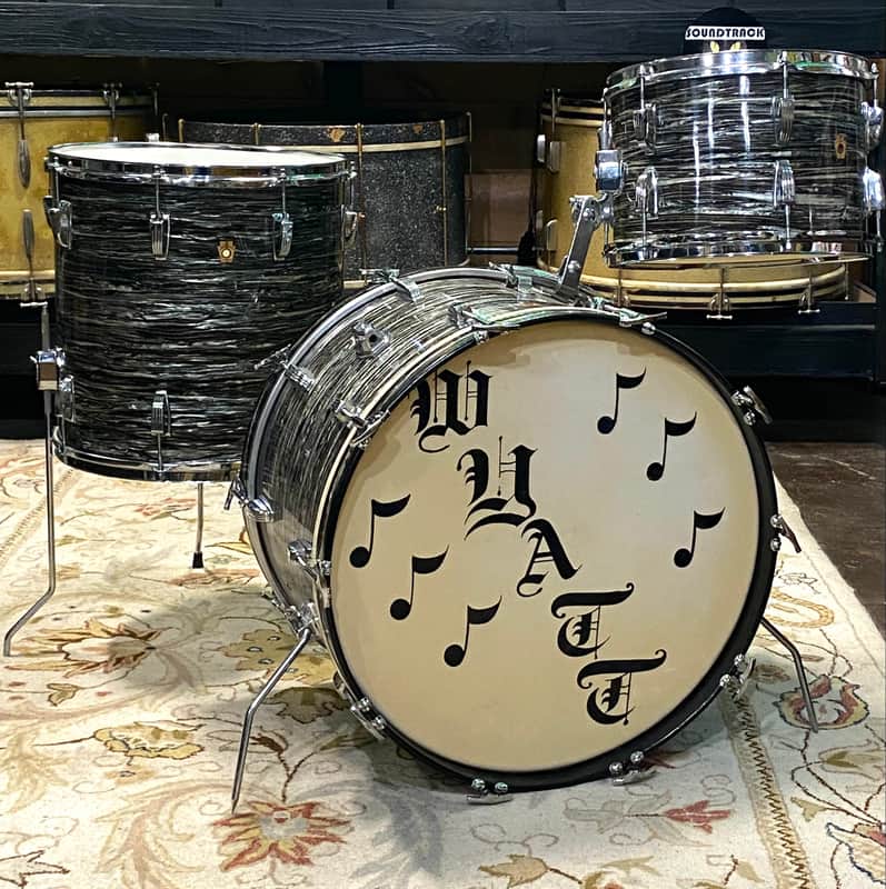 Ludwig Oyster Black Pearl 3-Piece Set - Super Classic - Very Good Condition - We Ship Fast! image 1