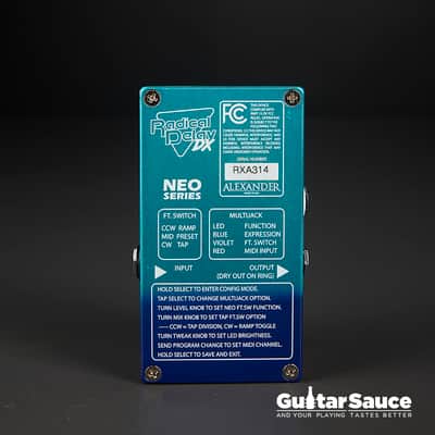 Alexander Radical Delay DX Pedal (Cod.EFF_00005) image 5