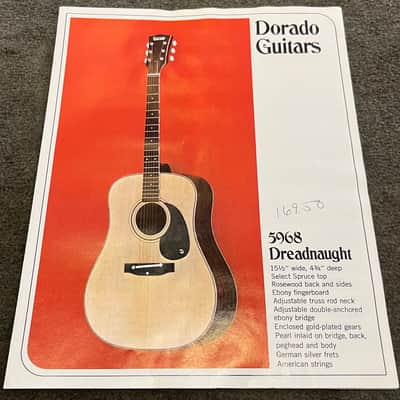 Gretsch / Dorado Acoustic Guitar Brochure 1970’s image 1
