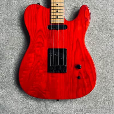 2000s Fernandes TE-85T Ash Telecaster MIJ - Takuya Signature Japan Transparent Red image 1