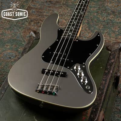 2010 Fender Aerodyne Jazz Bass PJ Made in Japan - Dolphin Grey w/ Matching Headstock image 7