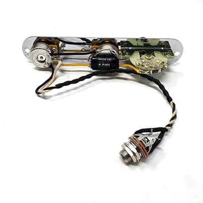 Carparelli Right Hand Reverse Tele Control Plate Vitamin-Q - Chrome, Black or Gold image 1