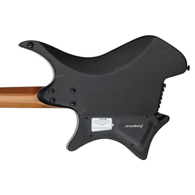 Strandberg Boden Original N2.6 Headless Multi-Scale Guitar w/ Gig Bag - Black Denim Burst Satin image 7