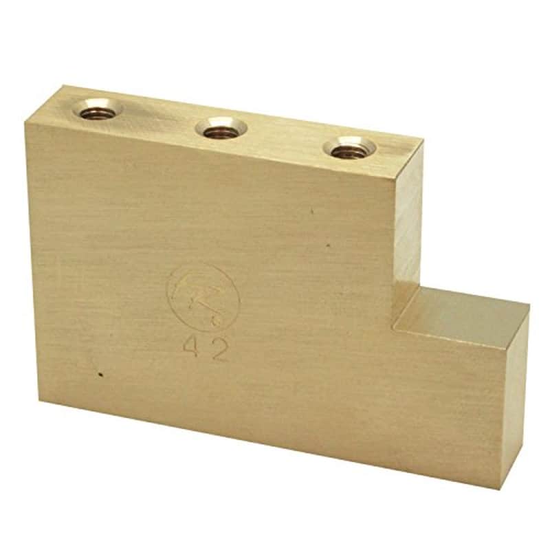 Floyd Rose Original FROFTBL42 Fat Brass L-Shaped Tremolo Upgrade Block, 42mm image 1