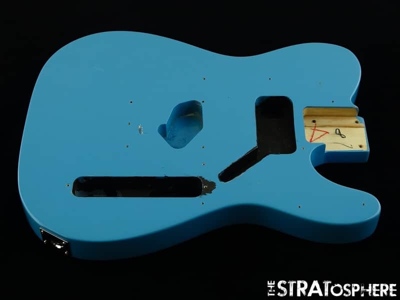 USED Fender Squier Sonic Series Telecaster Tele BODY, California Blue image 1