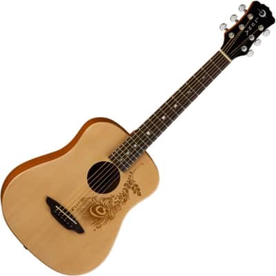 Luna SAF-HEN Safari Henna 3/4 Scale Guitar Natural