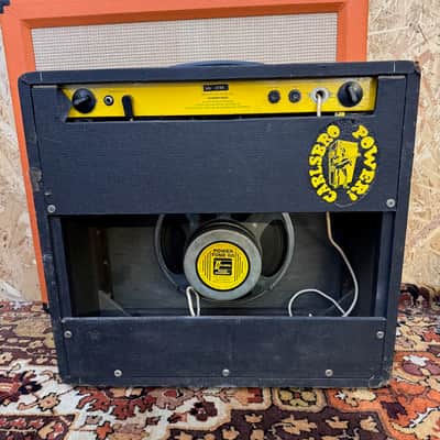 Vintage 1970s *1973* Carlsbro 50 Top Guitar Valve Amplifier 1x12 Combo Powertone imagen 6