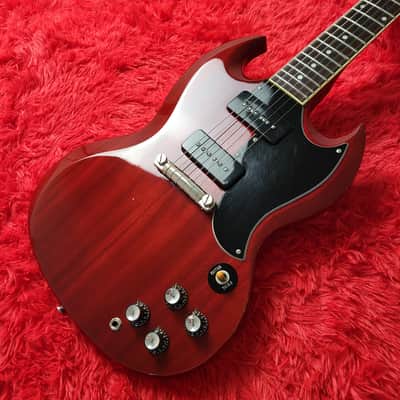 Greco SS63-60S 1988 SG Special - Mint Collection - Cherry Red Finish - All Original With Original HOT LICK P-90's - Fujigen Made - Made In Japan MIJ image 3