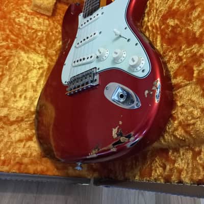 NAMM LTD Fender Custom Shop '62 Stratocaster Heavy Relic with Slab Board image 12
