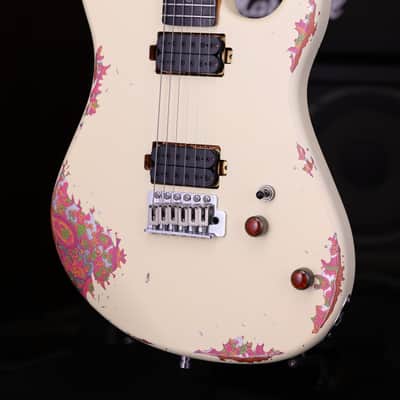 Cream Over Paisley HH Strat by Dhatarattha image 4
