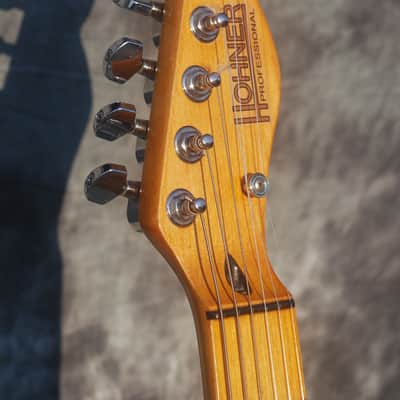 Hohner Telecaster Natural Butterscotch Prince Prinz Style Tele Heavyweight Tone Beast image 9
