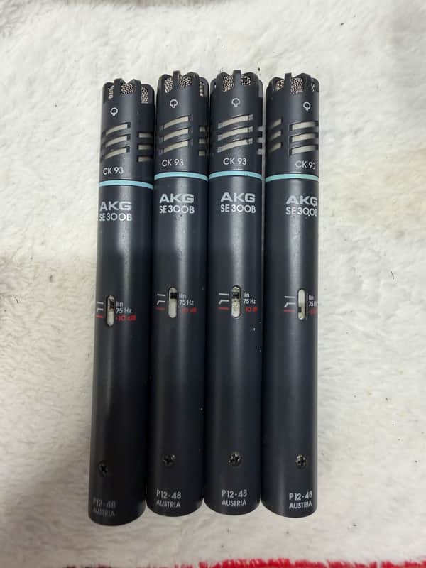 4- AKG C391B Blue Line High-Performance Modular Small-Diaphragm Condenser Microphone 2010s - Black image 1
