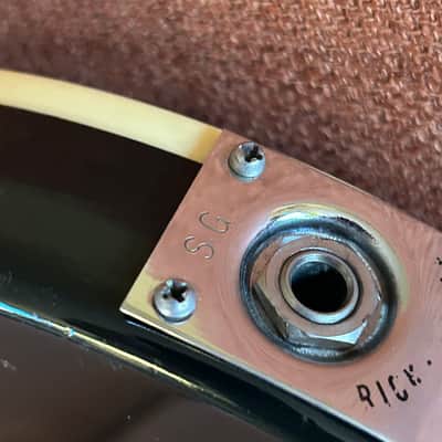 1981 Rickenbacker 4001 Fretless Left Handed Jetglo Electric Bass w/ OHSC image 17