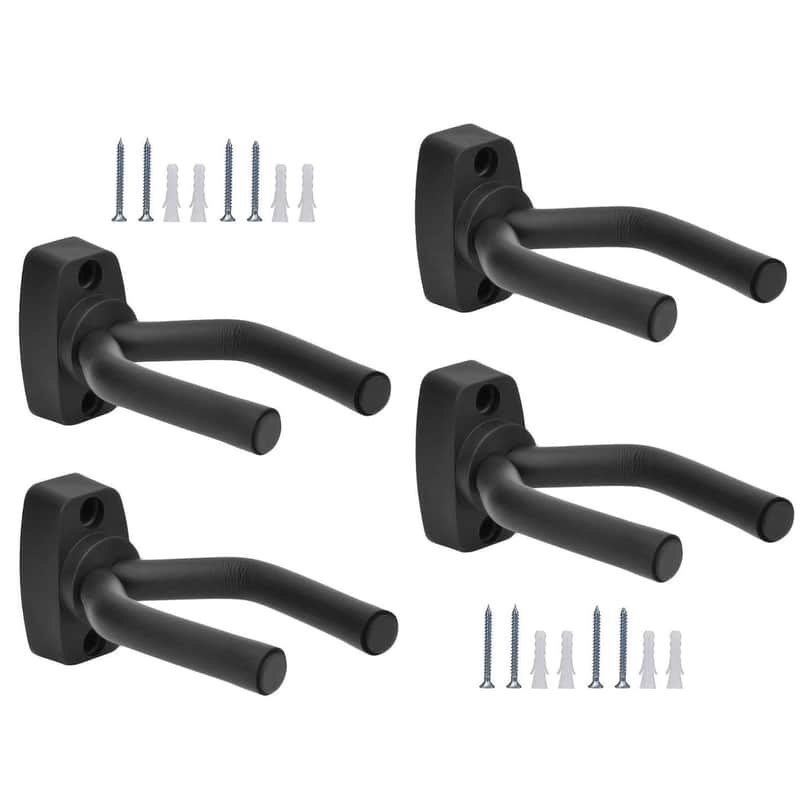 Guitar Wall Hanger Stand Ukulele Keep Guitar Wall Mount Hook Holder Mount Display Stand Rack Bracket Most Guitar Bass Accessories image 1