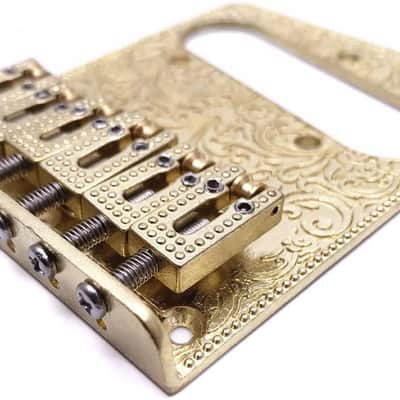 Bridge 6 String Saddle Bridge Plate with 3 Way Switch Control Plate image 3