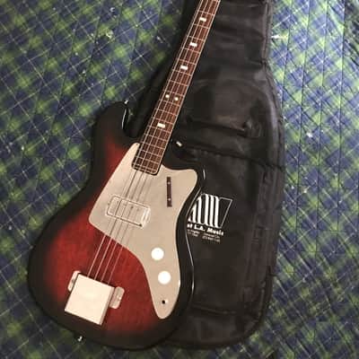 Kent Basin Street Bass Guitar 1965 - Full Scale - Soft Case image 18
