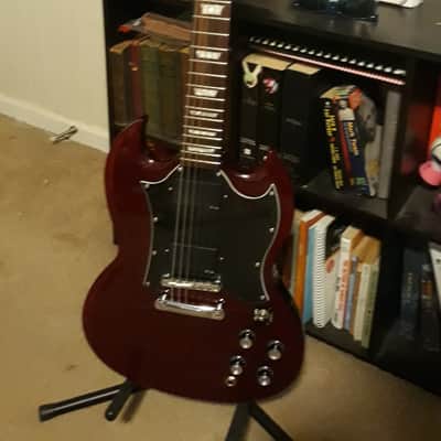 Epiphone SG Standard Dark Cherry 2006 Limited Edition / Custom shop / with EMG active pickups with hard case image 2