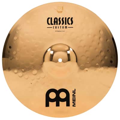 Meinl Cymbals CC16MC-B Classics Custom 16-Inch Brilliant Medium Crash (VIDEO) image 1