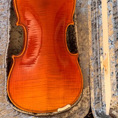 3/4 Size Copy of Antonius Stradivarius Violin w/ Peter Prier Bridge & Case (NO BOW) image 6