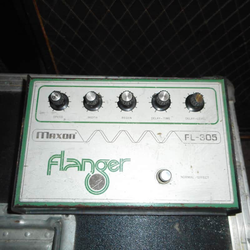 Maxon FL305 Flanger 1970's - Green image 1