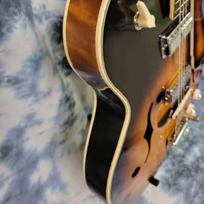 Video Demo 1967 Vintage RARE Zim Gar Kawai Japan Made ES 175 L5 Style Jazz Electric Guitar All Original New Strings Pro Setup Gigbag image 7