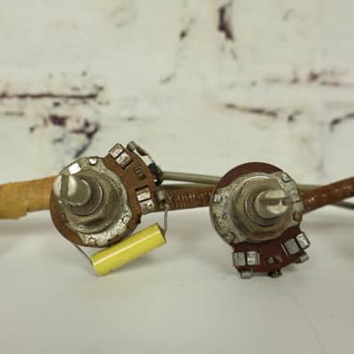 Original 1961 Harmony Rocket Wiring Harness & DeArmond S Style Gold Foil Pickups image 10