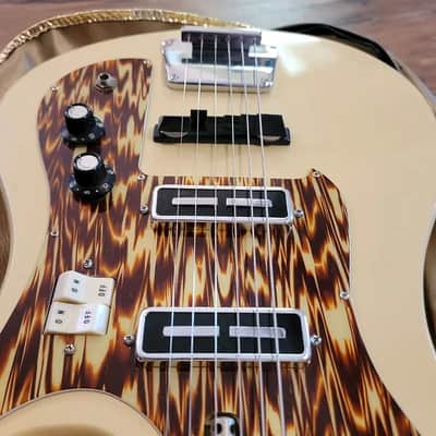 Kimberly Teisco Electric Guitar Unbranded JAPAN Excellent Condition With Original Bag RARE Color image 5