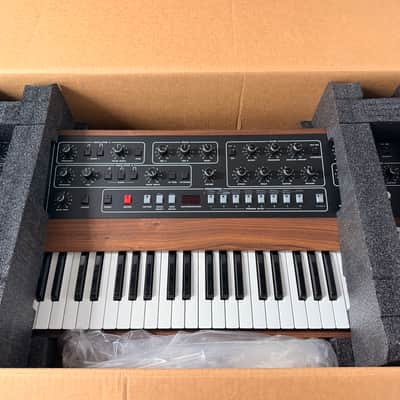 Sequential Prophet-5 61-Key 5-Voice Polyphonic Synthesizer 2020 - Present - Black with Wood Sides image 7