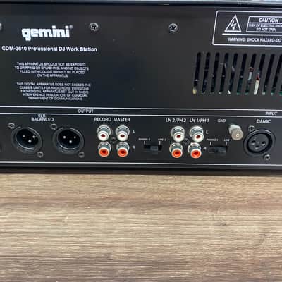 Gemini CDM-3610 一体型CDJ CDM-3610