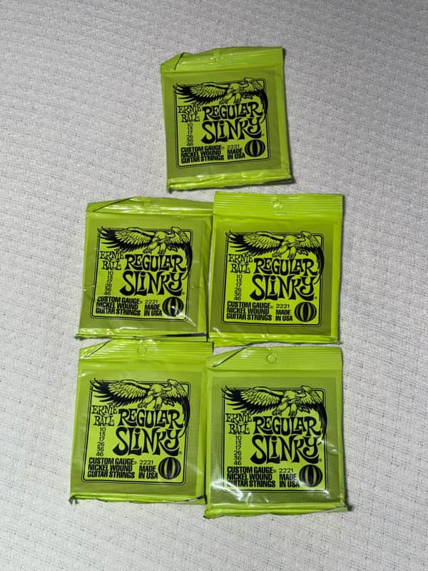 Ernie Ball Super Slinkys 10-46 5 pkgs 2020's image 1
