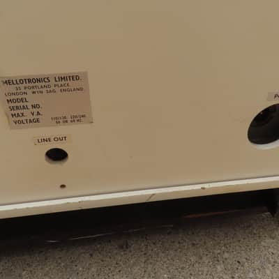 1973 MELLOTRON 400-SM MUSEUM QUALITY {serial#796} 1 OWNER FULLY SEVICED COMPLETE 1971-1994 PROVENANCE FOLDER AMAZING! image 7