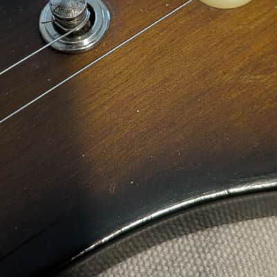 Teisco/Audition 3-Pickup Guitar Vintage 1960s MIJ Sunburst/Mac DeMarco Style image 14