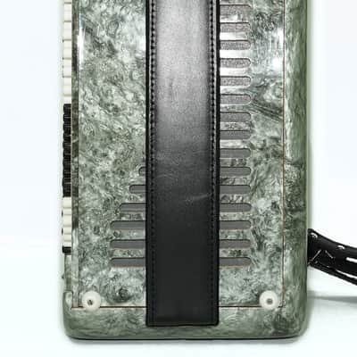 Russian Bayan Melodia Kirov, Vintage Chromatic Button accordion, made in USSR, New Straps and Soft Bag, Rich and Beautiful sound, 2751 image 8