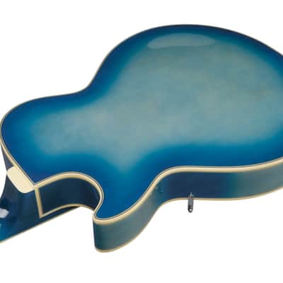 Ibanez George Benson Signature 6 String Hollow Body Electric Guitar - Jet Blue Burst (GB10EMJBB) image 5