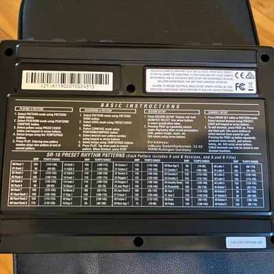 Alesis SR-16 Drum Machine 2010s - Black image 2
