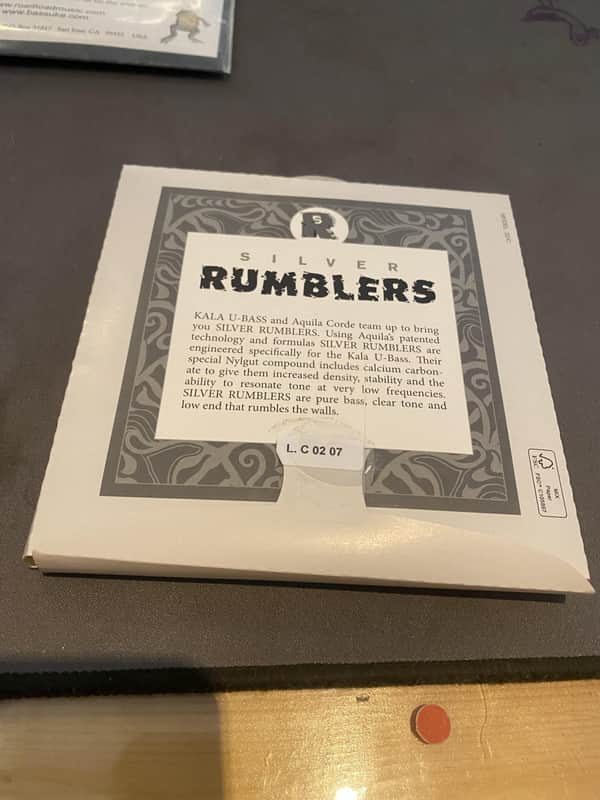 Kala U-BASS and Aquila Silver Rumblers UBASS Bass Ukulele Strings image 1