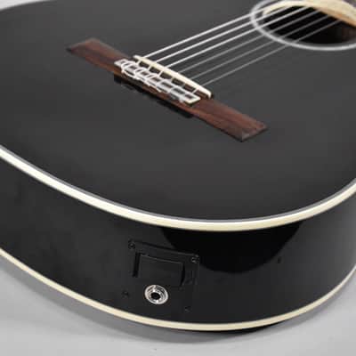 Cordoba Fusion 5 Jet Classical Black Finish Acoustic Electric Guitar image 6
