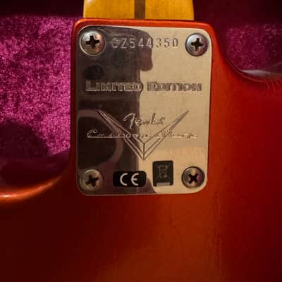 Fender Fender Custom Shop 55 Dual-Mag Stratocaster Journeyman Relic Maple Fingerboard Limited-Edition Electric Guitar Super Faded Aged Candy Apple Red 2019 - Super faded aged candy apple red image 8