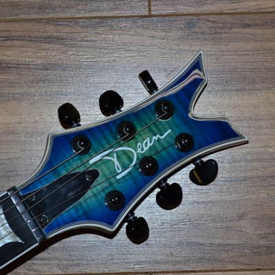 Dean Select Series Icon Flametop in Ocean Burst image 3