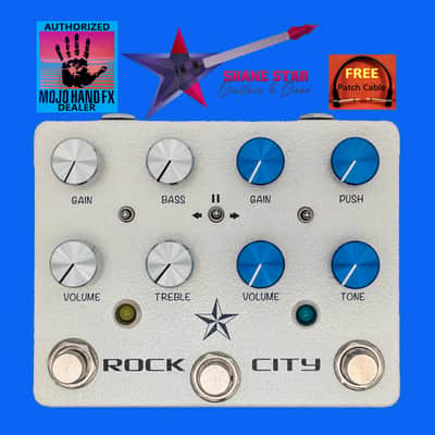Mojo Hand FX Rock City(WATCHLIST OFFER)DUAL OVERDRIVE "Pozze" Switching System, Series/Parallel Order Switching, Left & Right Circuits Compliment Each Other image 1