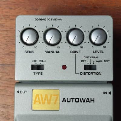 Ibanez AW7 Autowah [NOS - New Old Stock, with Box and Manual] 2002 - 2005 - Grey Silver image 7