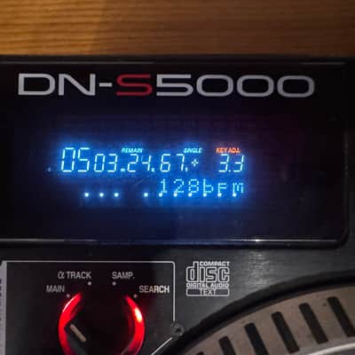 Denon DN-S5000 CD Decks (Pair) - Cases - Glowtronics Glow-In-The-Dark Slipmats - Fully Working image 4