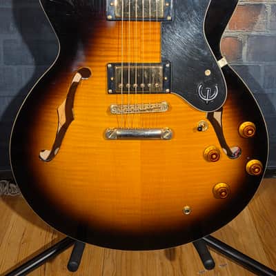 Epiphone Dot Deluxe Vintage Sunburst image 5