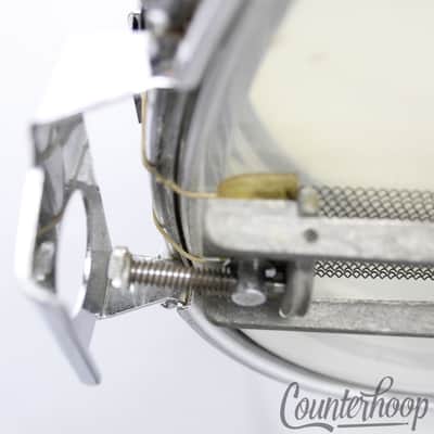 *Rogers Dynasonic 14x5"Snare Drum Brass COB 10Lug Vintage 70s 5-Line Script USA* image 10