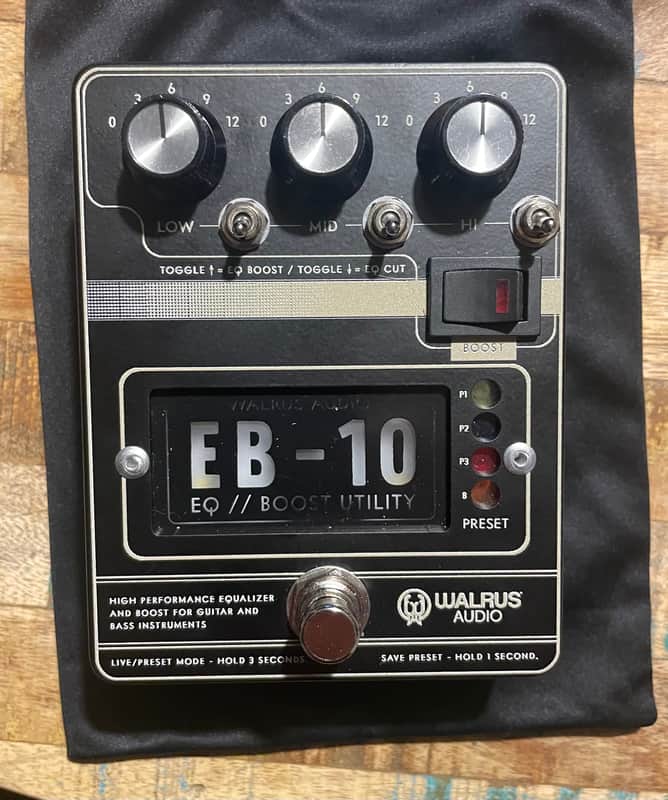 Walrus Audio EB-10 Preamp/EQ/Boost 2020 - Matte Black image 1