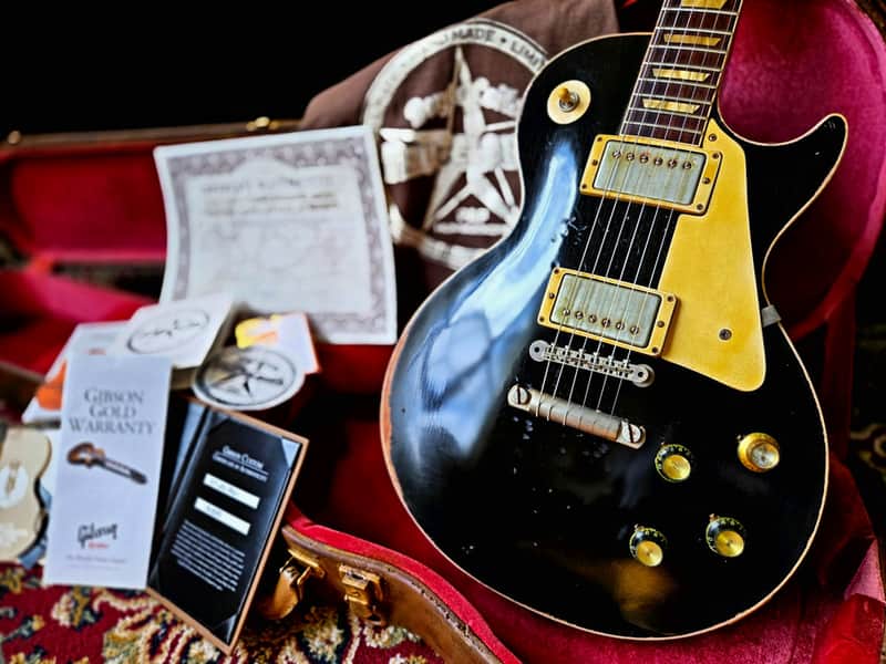 Gibson Custom Shop Les Paul ‘57 Tom Doyle "TIME MACHINE" #109 ~ R7/57 Black Goldtop “SUPER PREMIUM” - Historic Aged w/Doyle Coils TRU-CLONES ‘59 PAFs image 1