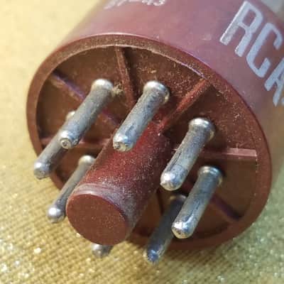 RCA 5692 AT1000 TESTED Vacuum Tube Special Red base premium like 6SN7 dual triode 1950-1956 image 11
