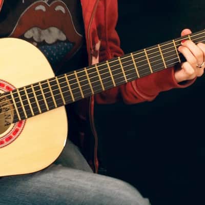 Indiana COLT Standard Size 36-Inch Spruce Top 6-String Acoustic Guitar w/Gig Bag image 12