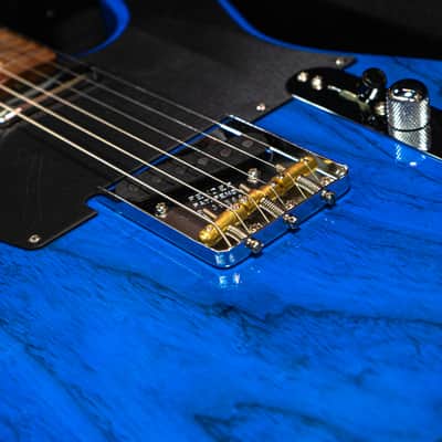 Fender CS American Custom Tele NOS 1-P R3AF MN SBT 2025 - Sapphire Blue Transparent image 20