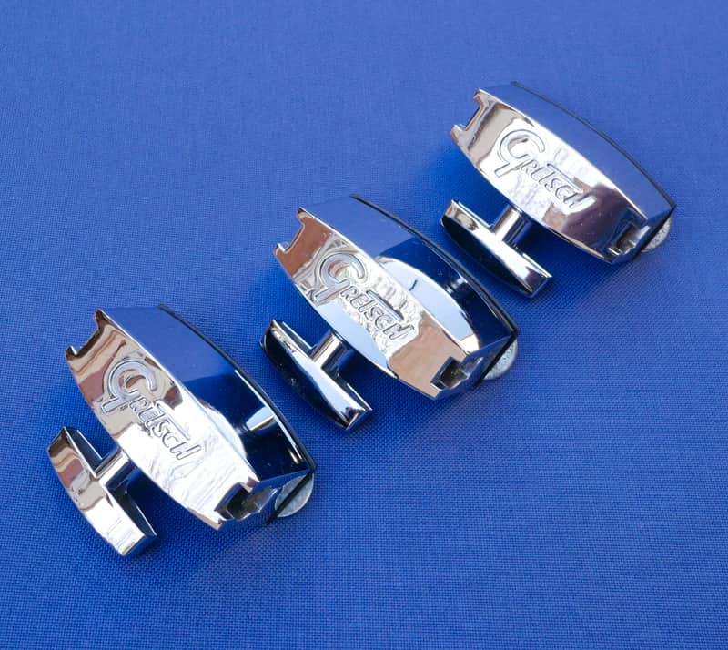 3 x Gretsch G9020 Tom Floor Tom Mount Bracket Vintage image 1